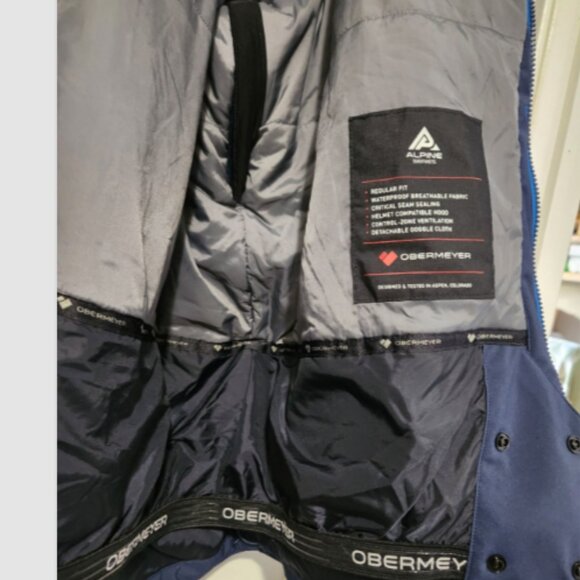 Obermeyer Foundation Alpine Ski Hooded Snowboard Jacket Coat - Picture 10 of 16